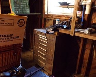 old tool chest