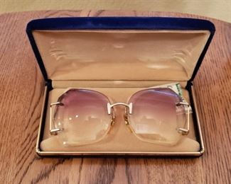 Milappe vintage 1960's frames with pink lenses