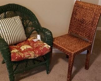 Wicker chair, rattan chair