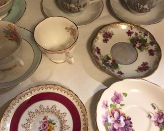 lovely saucers and cups