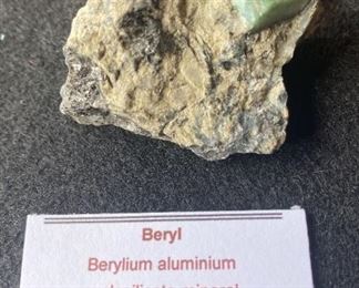Beryl Berylium Aluminum Cyclosilicate Mineral
