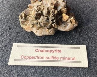 Chalcopyrite CopperIron Sulfide Mineral