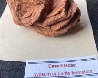 Desert Rose Gypsum Or Barite Formation