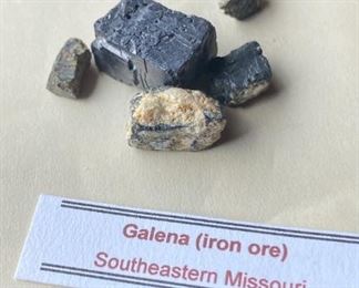 Galena Iron Ore from Southern Missouri