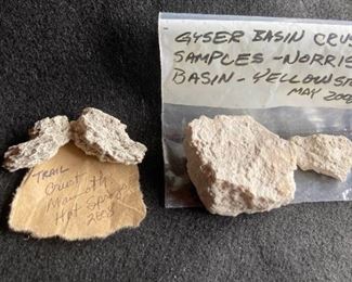 Geyser Basin Crust Samples