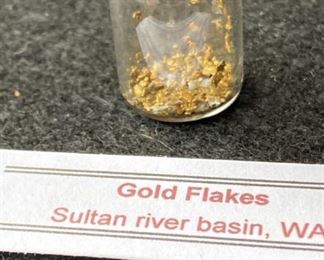 Gold Flakes From The Sultan River Basin Wa