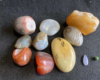 Polished Agates From 1980s China