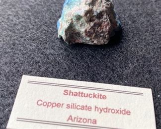 Shattuckite Copper Silicate Hydroxide From Arizona