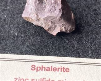 Sphalerite Zinc Sulfide Mineral