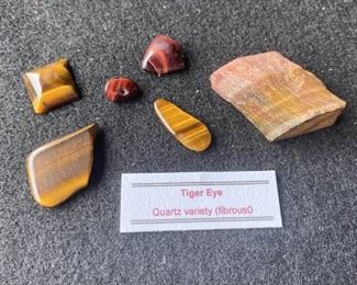 Tigers Eye Quartz Variety fibrous