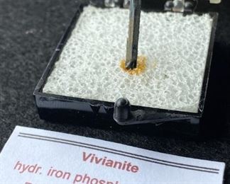 Vivianite Hydrated Iron Phosphate Mineral from Black Bird Mine Idaho