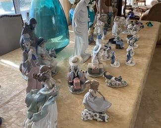 LLadros and GDR porcelain figurines