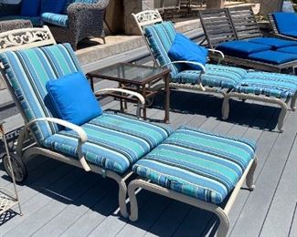 aluminum pool loungers