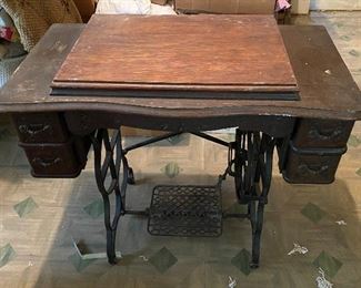 Old Singer Pedal Sewing Machine