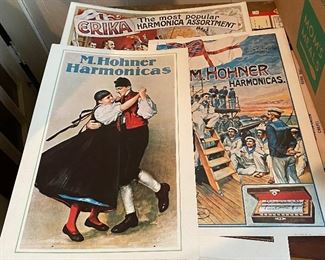 1970's Hohner Harmonic Posters