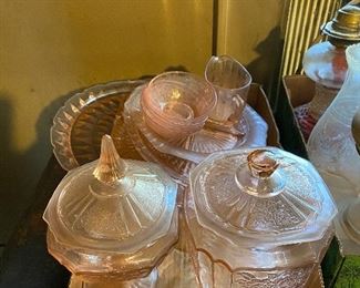 Pink Depression Glass