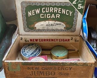 New Currency Cigar Box