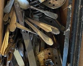 Assorted Flatware and Kitchen Utensils