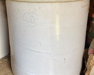 Large Old Stoneware Crocks