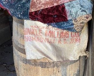 Old Oak Barrel/Quilts/Hinkle Milling Bag
