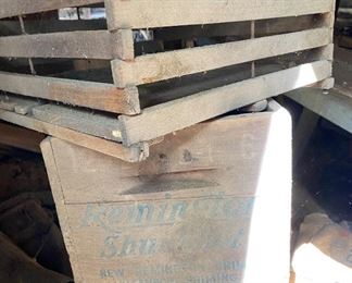 Wooden Remington Ammunition Box