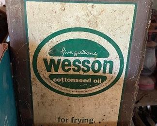 Old Wesson Cottonseed Oil Can
