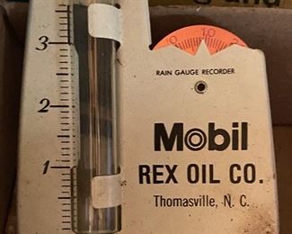 Rex Oil Rain Gauge Thomasville N.C.