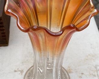 Carnival Glass Vase