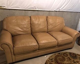 Excellent condition leather couch