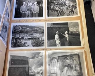 Interior of wartime scrapbook compiled and annotated by Rear Admiral Chester C. Wood. Roughly covers 1942-43.