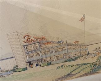 Detail of Pepsi rendering.