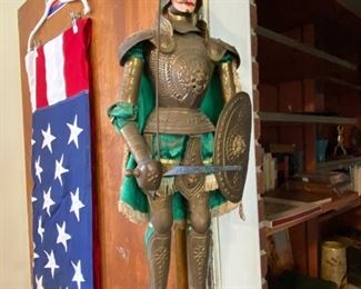 Vintage Italian marionette knight.