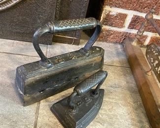 That large tailor's iron is 20lbs!