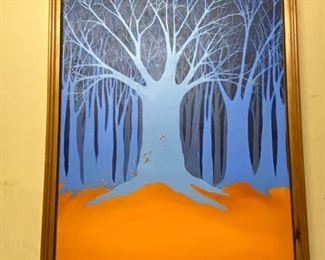 Original painting by Indian artist, Monica Talukdar.