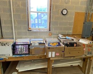 Lots of rawkin' vinyl!