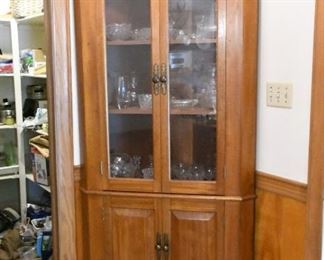 Handcrafted Corner Cabinet