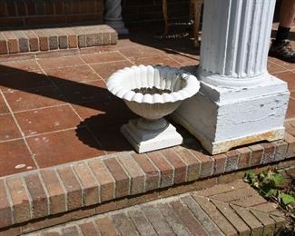 Matching Pair Concrete Planters