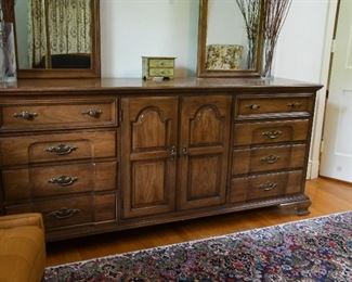 United Furniture Dresser and Mirrors