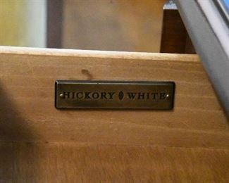 Matching Pair Hickory White Nightstands