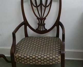 Shield Back Accent Chair