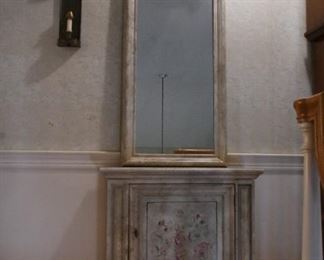 Matching Pair of Commode and Mirror