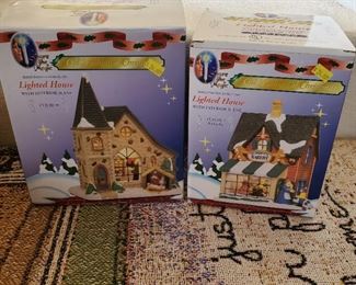 Lighted Christmas Houses