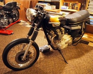 1973 Triumph Trident Motorcycle Project Bike, VIN# T150VDH03822, Miles Showing On Odometer 9284