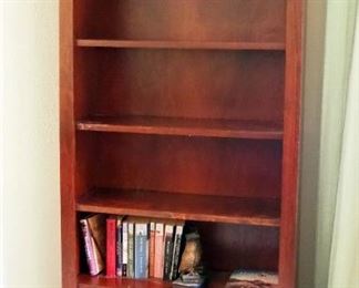 Laminate Wood Bookcase With Adjustable Shelves, 72" x 32" x 13.25"