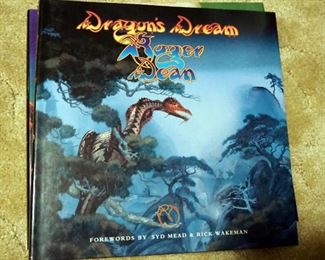 Roger Dean Hard Back Art Books Including Magnetic Storm, Dragons Dream, And Views