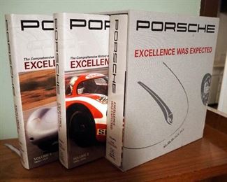 Porsche Excellence Was Expected Hardback Book Collection By Karl Ludvigson, Volumes 1-3