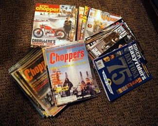 Magazines, Including Choppers, Street Choppers