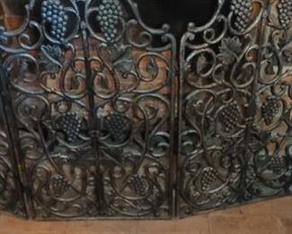 Cast Iron Fire Screen