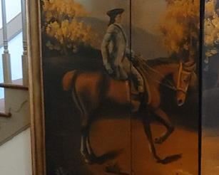 Wooden Hand painted room divider