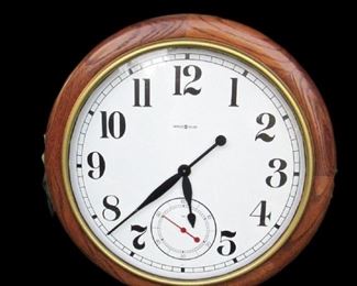 HOWARD MILLER MAGNIFIQUE MODEL 622-757 25 INCH WALL CLOCK LARGE